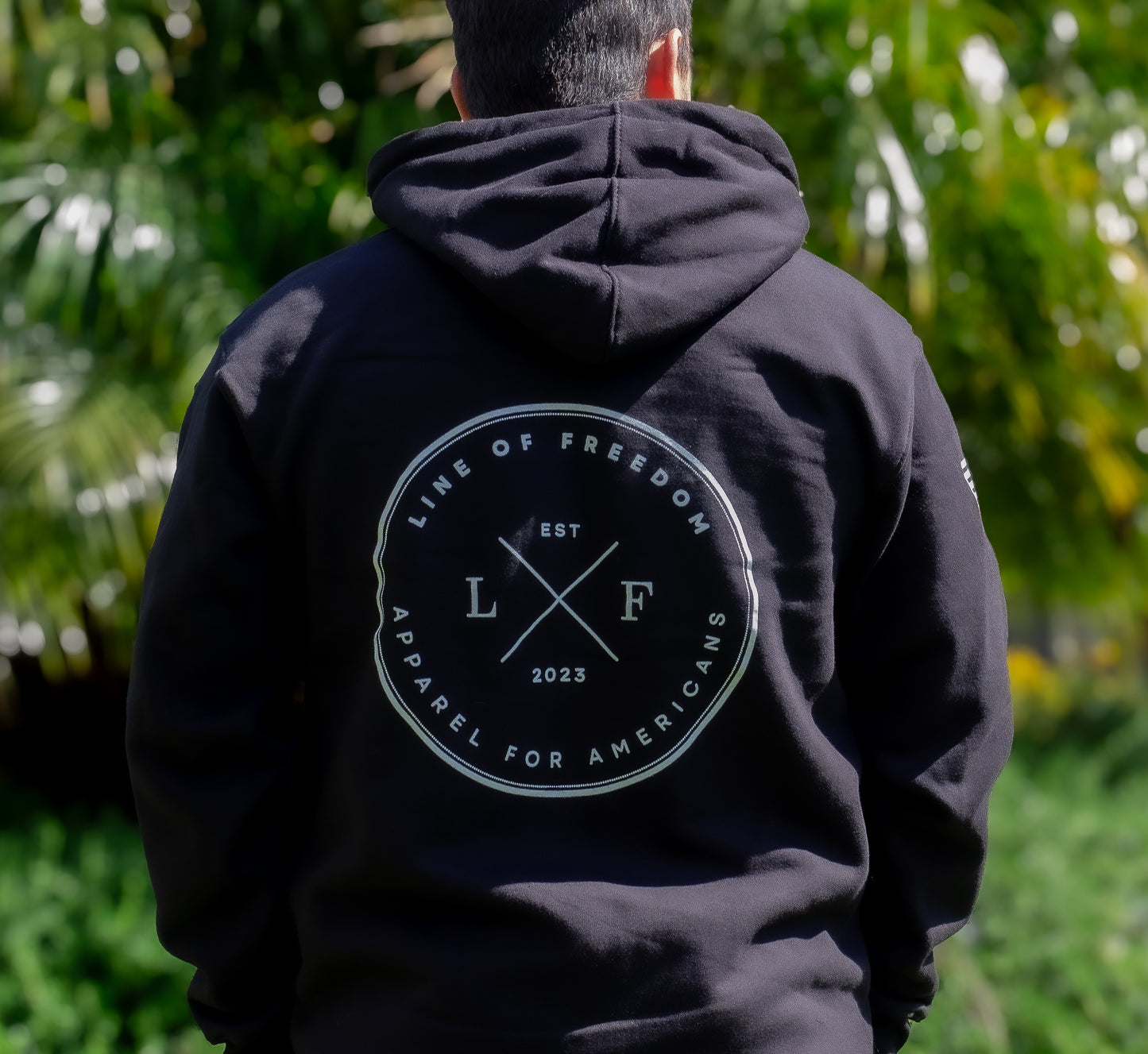 LOF Black Hooded Sweatshirt