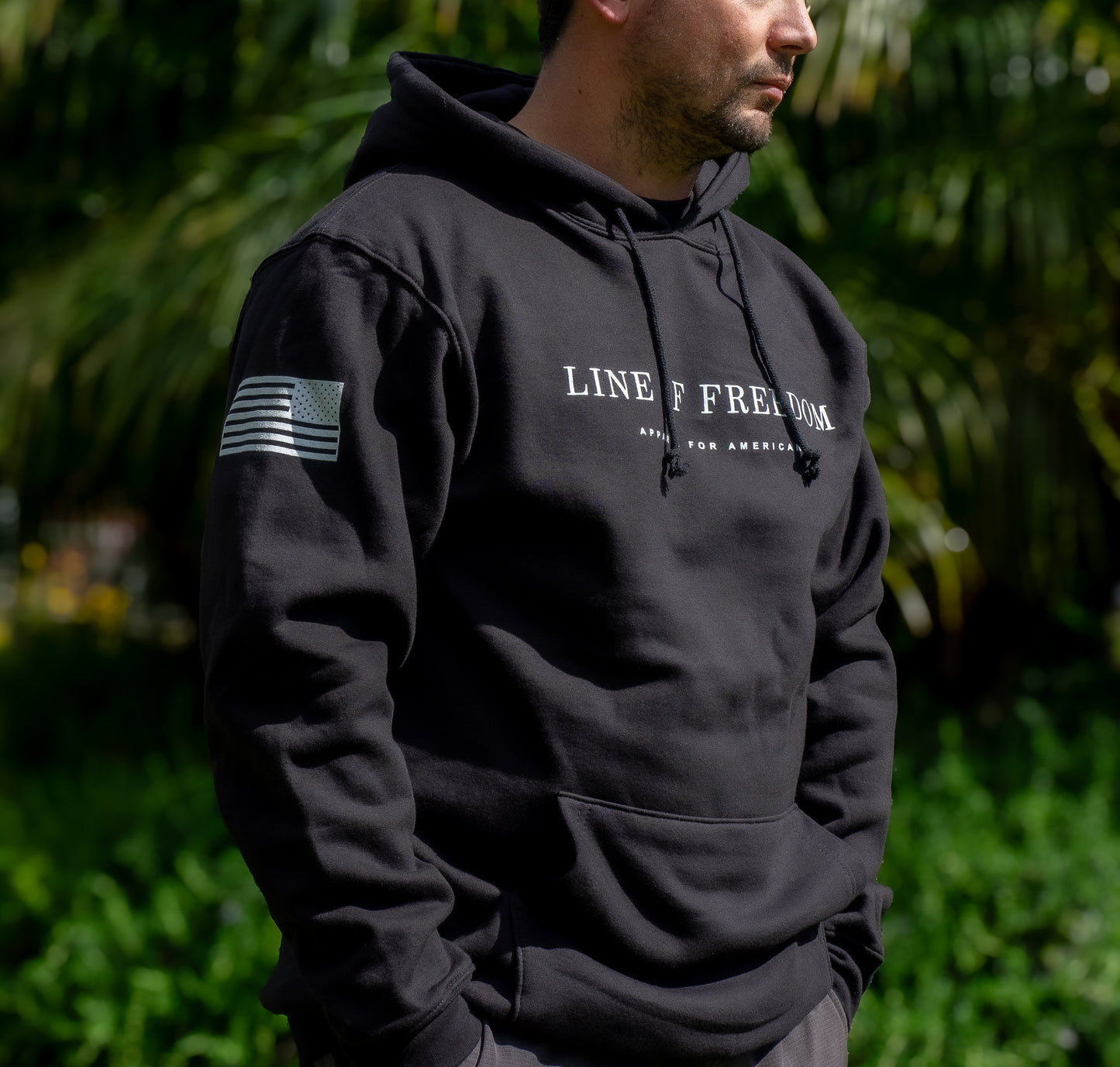 LOF Black Hooded Sweatshirt