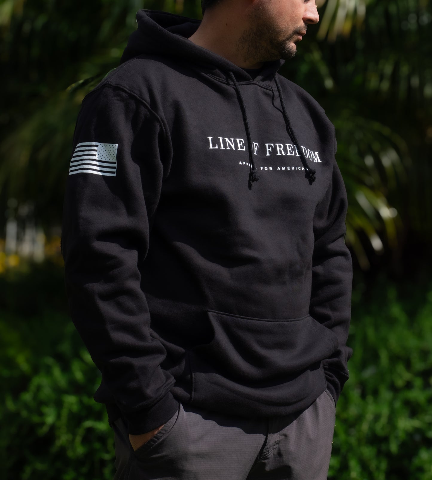 LOF Black Hooded Sweatshirt