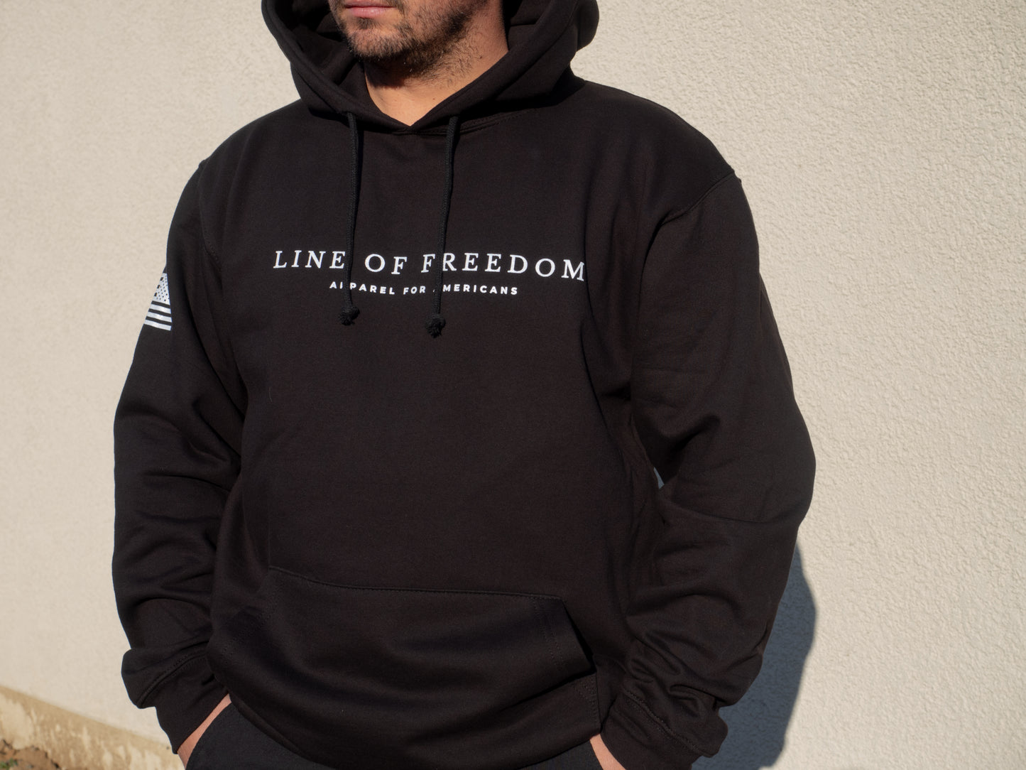 Thin Red Line Hooded Sweatshirt | Firefighter Support