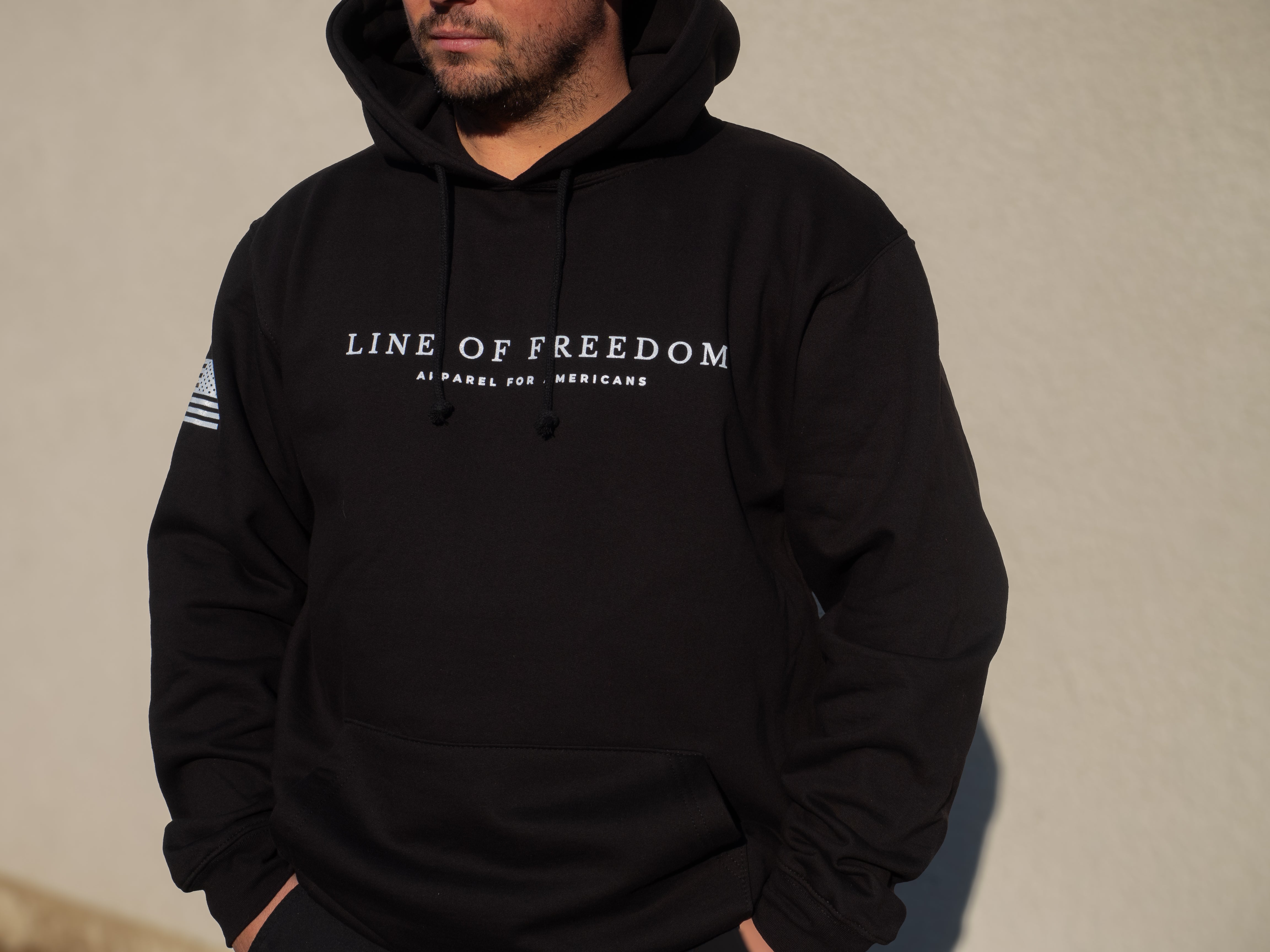Sweat à Capuche 'Freedom' USA - Message Patriotique Et Engagement - Coupe Classique - Pour Hommes Et Femmes