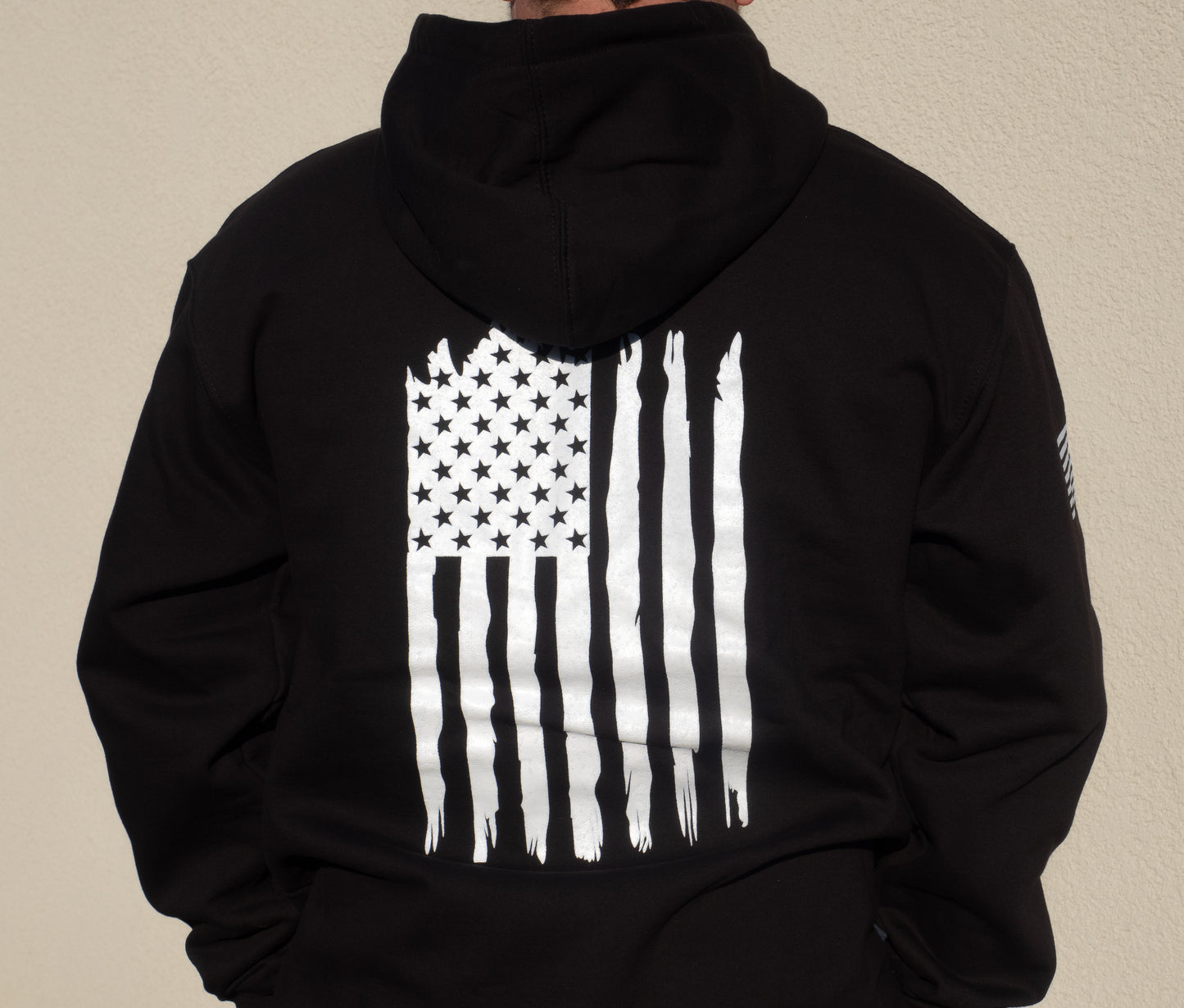 American Flag Hooded Sweatshirt | 100% American Made