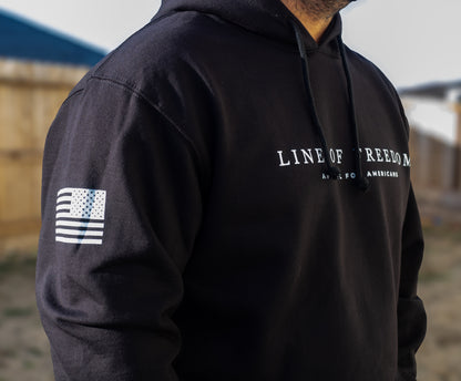 Thin Red Line Hooded Sweatshirt | Firefighter Support