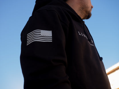 American Flag Hooded Sweatshirt | 100% American Made